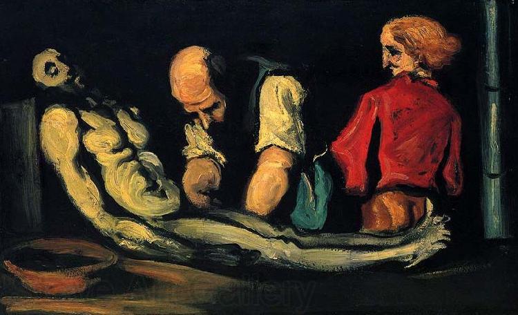 Paul Cezanne Vorbereitung auf das Begrabnis
